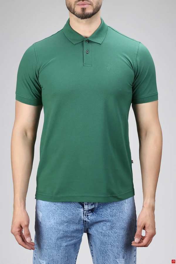 پولوشرت مردانه سبز تیره جی پی ای JPA کد 02401