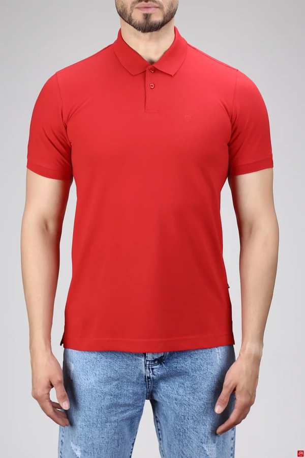 پولوشرت مردانه قرمز جی پی ای JPA کد 02401
