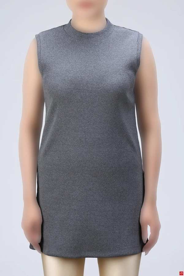سارافون زنانه یقه گرد طرح دار اسلیم ( جذب) جی پی ای JPA – کد 02466
