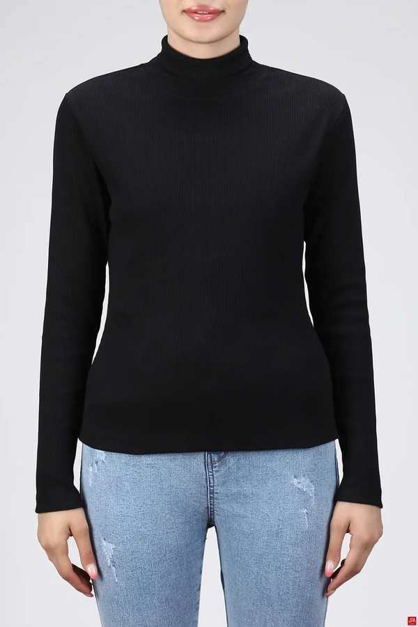 بلوز زنانه مشکی جی پی ای JPA کد 02469