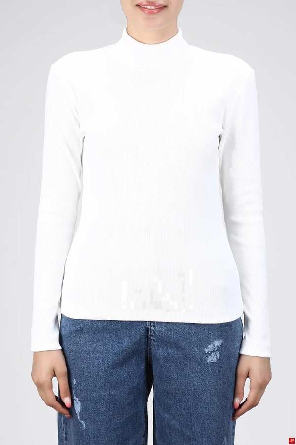 بلوز زنانه سفید جی پی ای JPA کد 02469