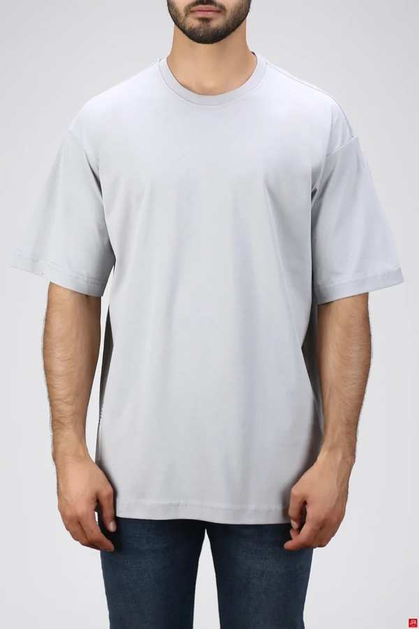 تی شرت مردانه طوسی روشن جی پی ای JPA کد 02483
