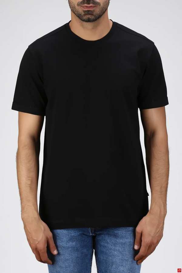 تی شرت مردانه مشکی جی پی ای JPA کد 03014