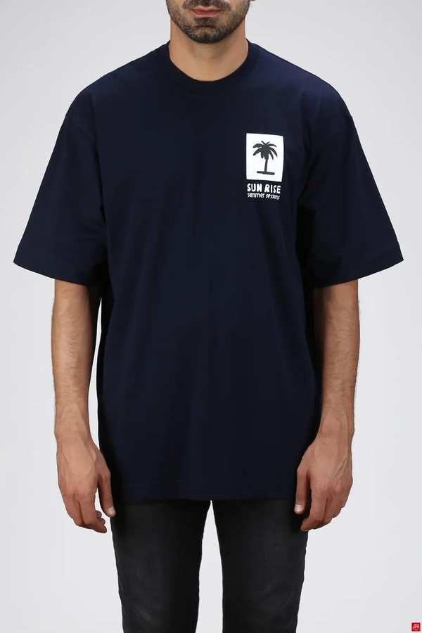 تی شرت مردانه سرمه ای جی پی ای JPA کد 03051