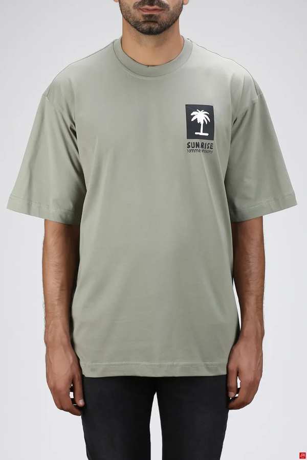 تی شرت مردانه سبز روشن جی پی ای JPA کد 03051