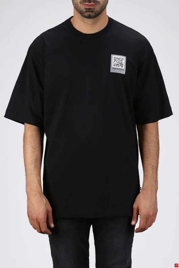 تی شرت مردانه مشکی جی پی ای JPA کد 03050