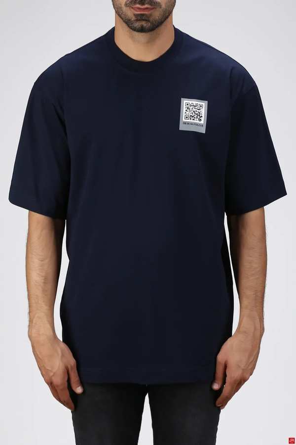 تی شرت مردانه سرمه ای جی پی ای JPA کد 03050