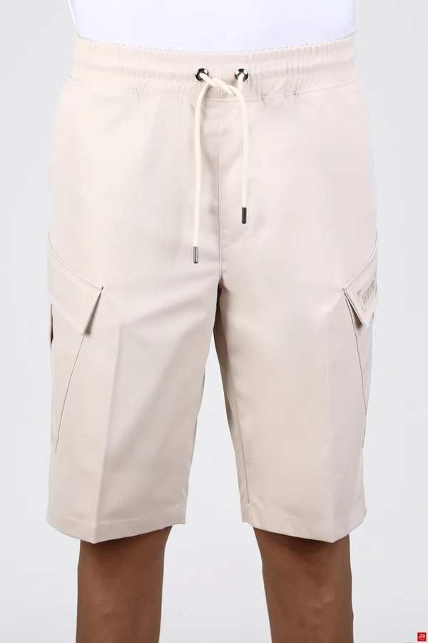 شلوارک کتان مردانه کارگو استخوانی جی پی ای JPA کد 03029