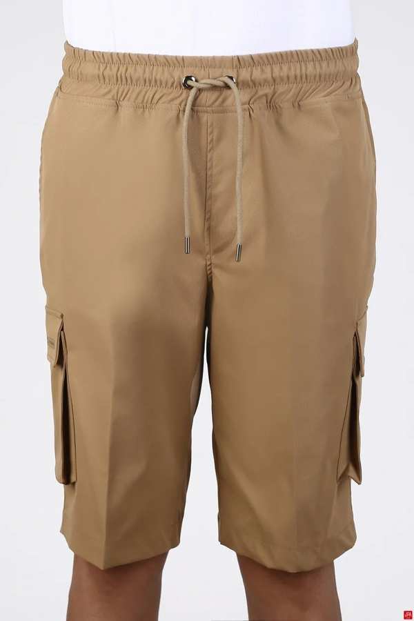 شلوارک کتان مردانه کارگو نسکافه ای جی پی ای JPA کد 03009