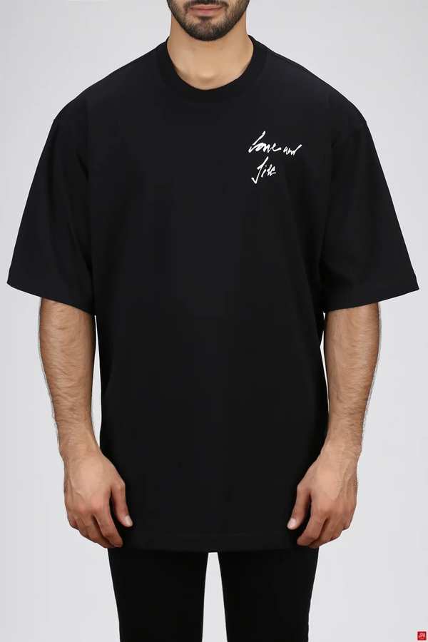 تی شرت مردانه مشکی جی پی ای JPA کد 03045