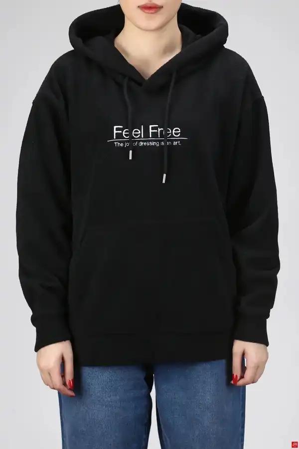 هودی زنانه مشکی جی پی ای JPA کد 02472