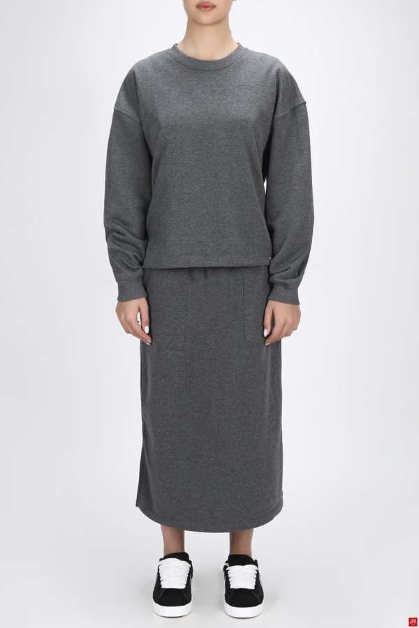 بلوز زنانه دورس ملانژ تیره جی پی ای JPA کد 03131