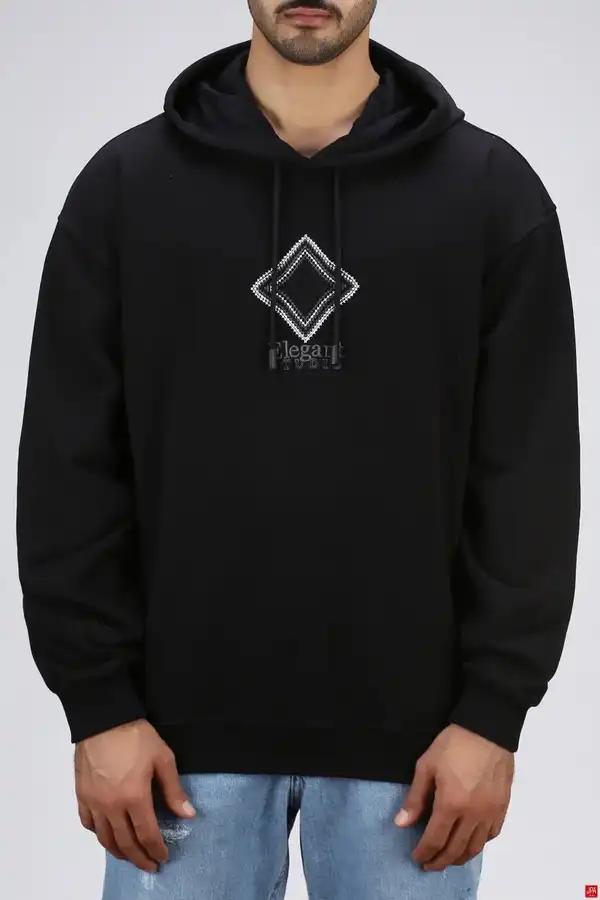 هودی مردانه دورس مشکی جی پی ای JPA کد 03122