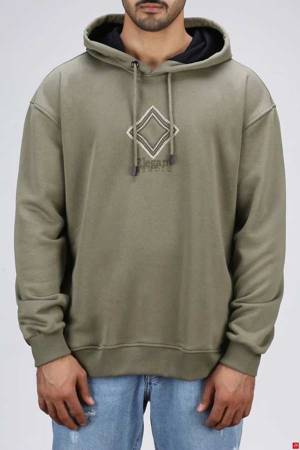 هودی مردانه دورس سبز تیره جی پی ای JPA کد 03122