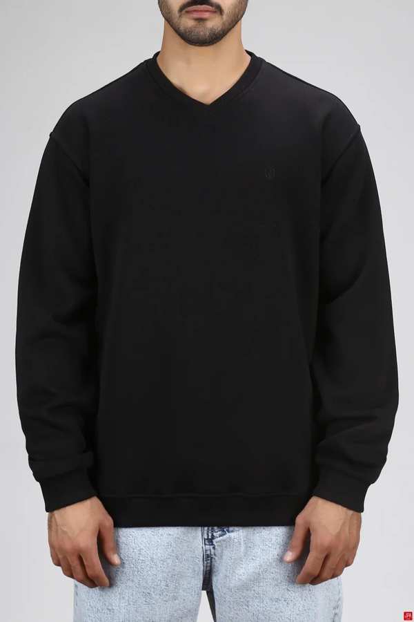 بلوز مردانه دورس یقه هفت مشکی جی پی ای JPA کد 03140