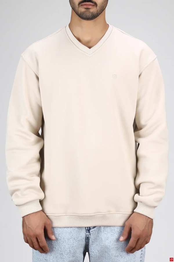 بلوز مردانه دورس یقه هفت کرم روشن جی پی ای JPA کد 03140