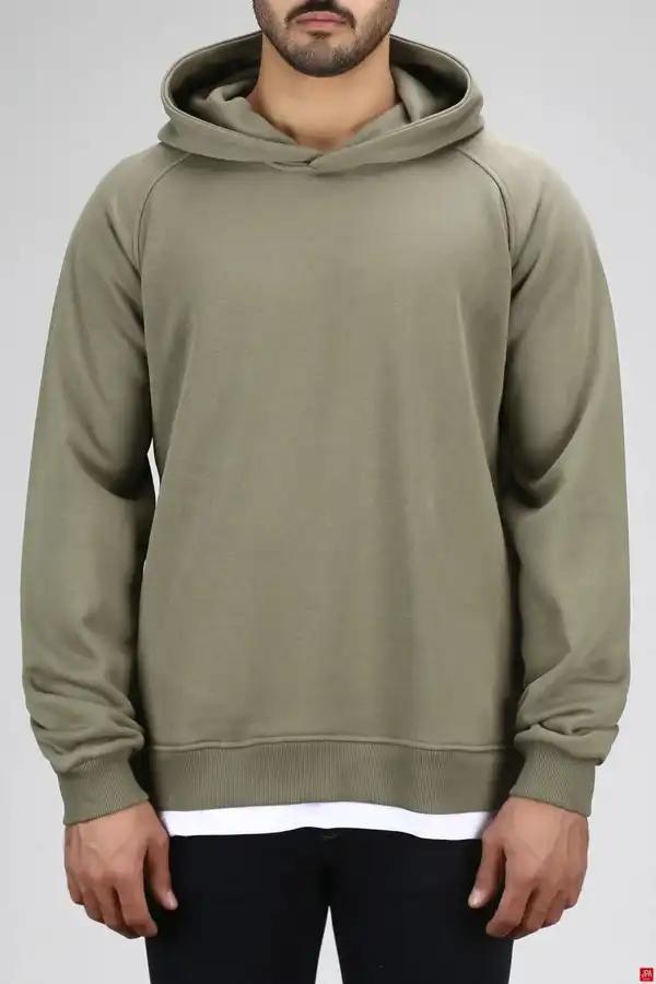 هودی مردانه دورس سبز تیره جی پی ای JPA کد 03124