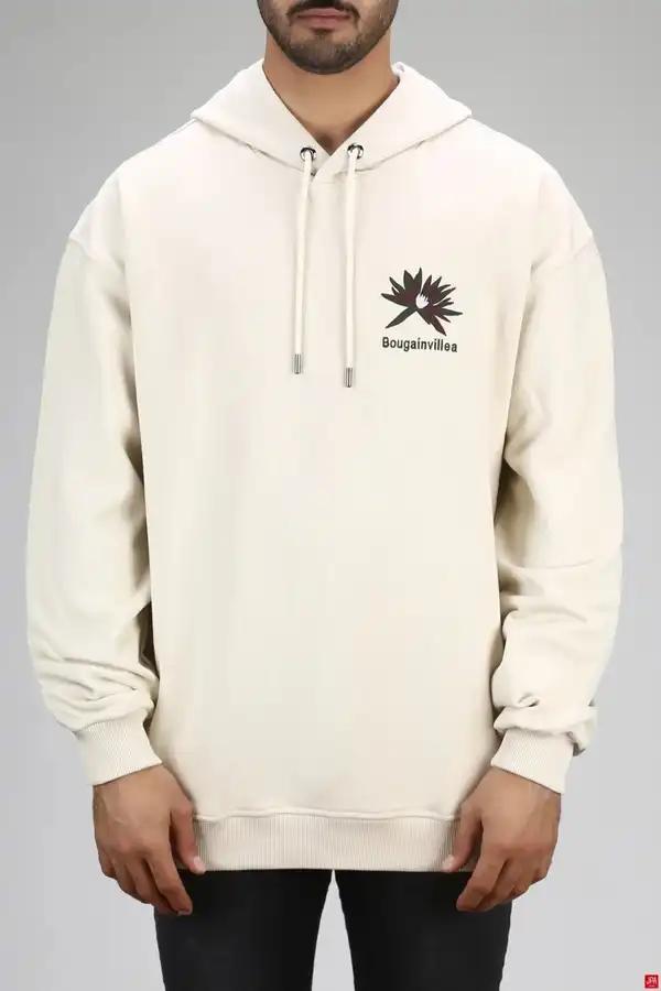 هودی مردانه دورس کلاهدار کرم روشن جی پی ای JPA کد 03147