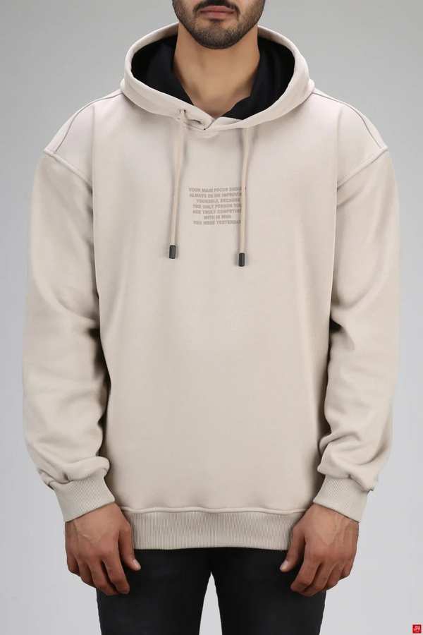 هودی مردانه کلاهدار خاکی جی پی ای JPA کد 03121