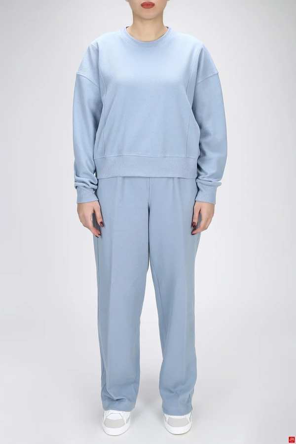 ست بلوز و شلوار زنانه آبی روشن جی پی ای JPA کد 03237