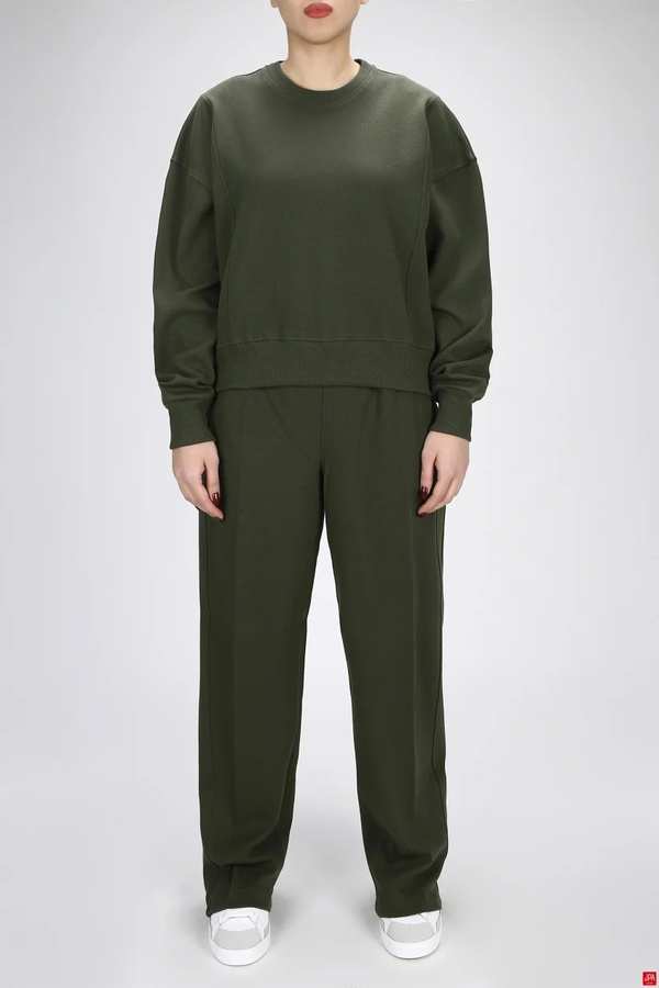 ست بلوز و شلوار زنانه سبز تیره جی پی ای JPA کد 03237