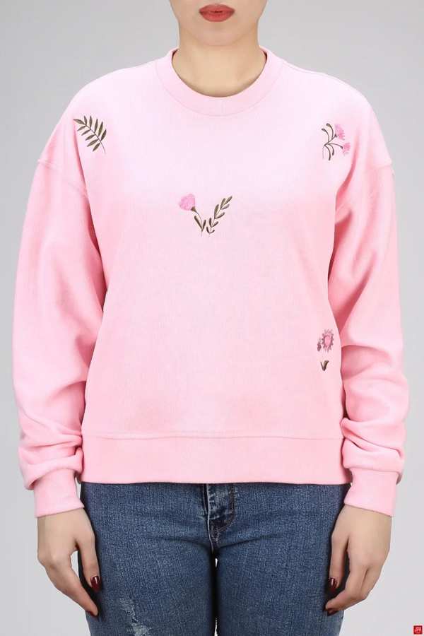 بلوز زنانه صورتی جی پی ای JPA کد 03187