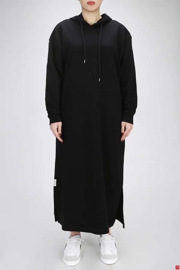 هودی زنانه کلاهدار مشکی جی پی ای JPA کد 03214