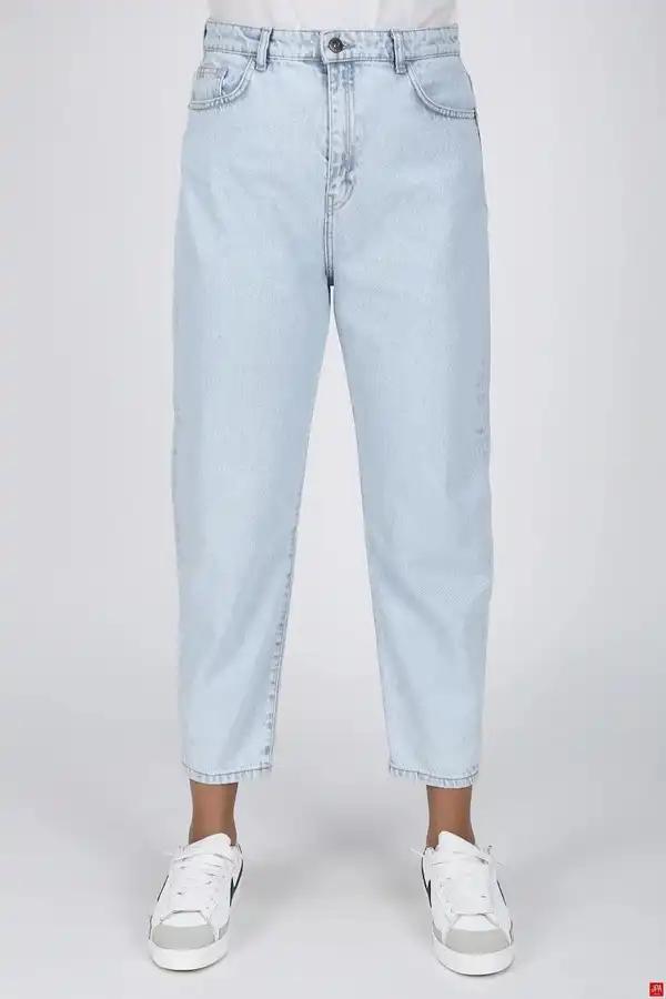 شلوار جین زنانه مام آبی یخی جی پی ای JPA کد 03302