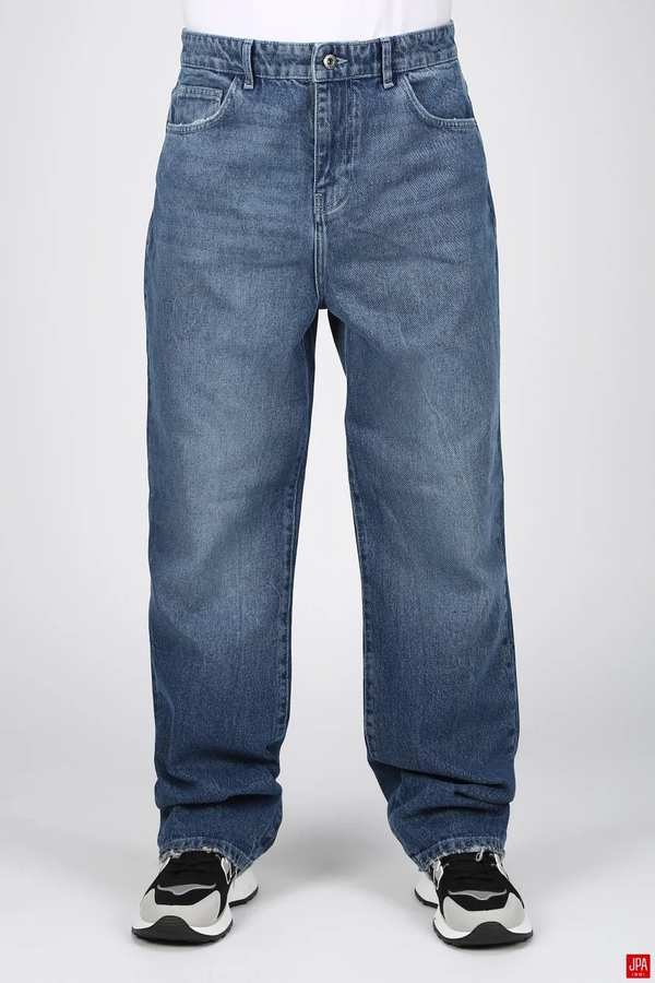 شلوار جین مردانه بگ آبی روشن جی پی ای JPA کد 03311
