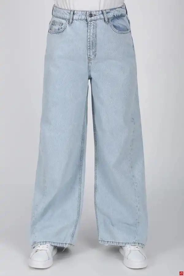 شلوار جین زنانه فلر آبی یخی جی پی ای JPA کد 03306
