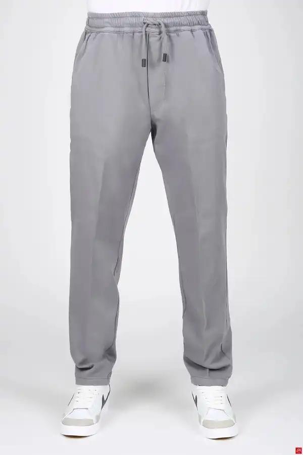 شلوار کتان مردانه طوسی روشن جی پی ای JPA کد 02292