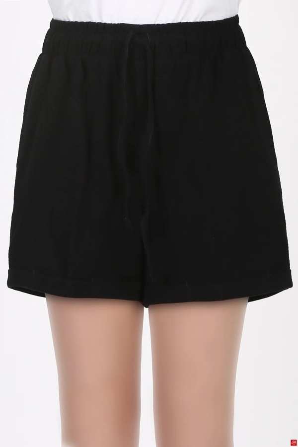 شلوارک راحتی زنانه مشکی جی پی ای JPA کد 03251