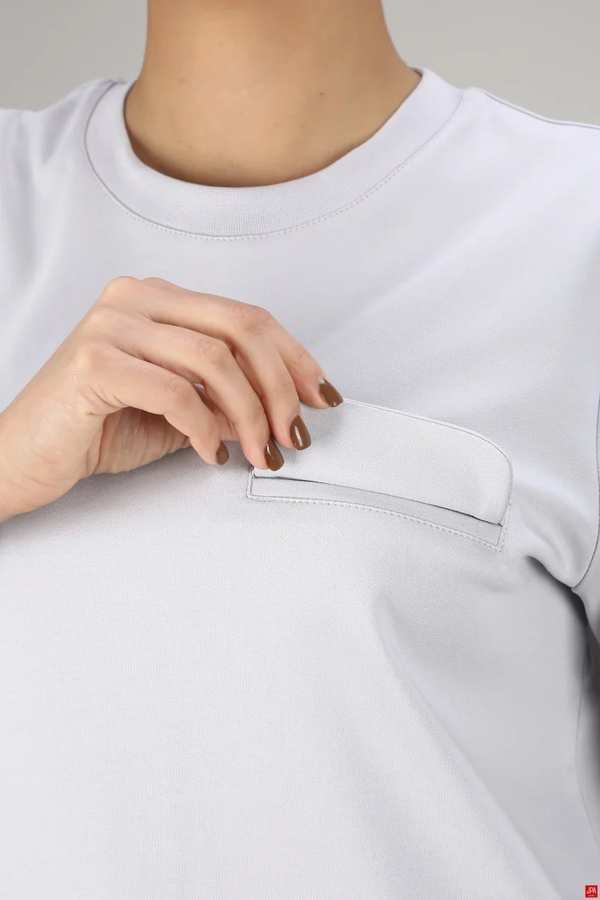 تیشرت زنانه یقه گرد ساده اسلیم ( جذب) جی پی ای JPA – کد 03284 - تصویر 8