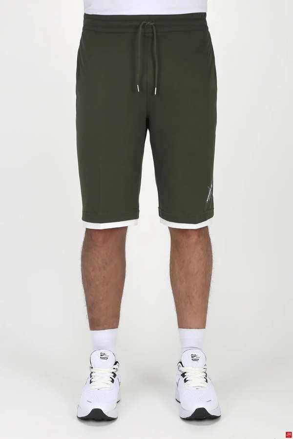 شلوارک راحتی مردانه سبز تیره جی پی ای JPA کد 03222