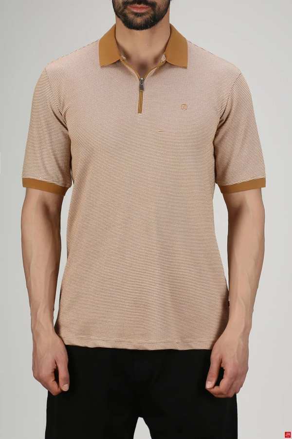 پولوشرت مردانه اسلیم اوکر جی پی ای JPA کد 03243