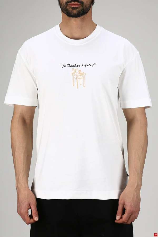 تی شرت مردانه شیری جی پی ای JPA کد 03226