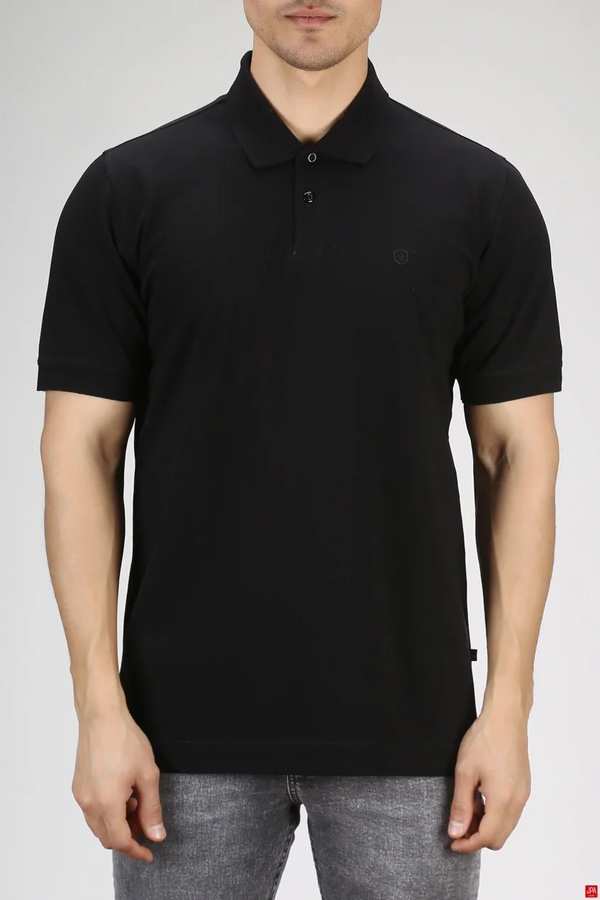 پولوشرت مردانه اسلیم مشکی جی پی ای JPA کد 03199