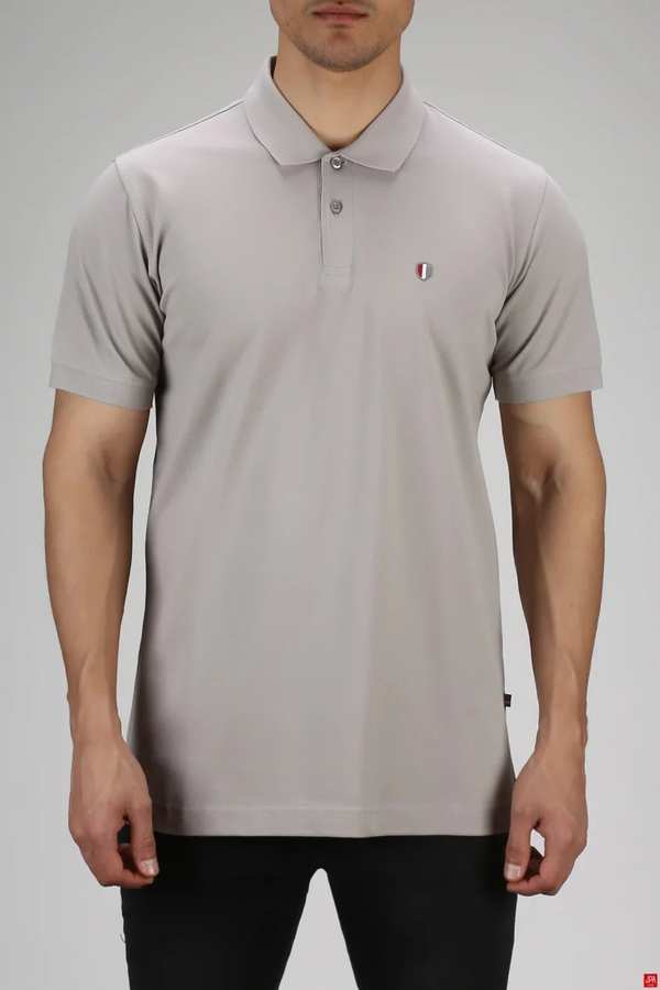 پولوشرت مردانه اسلیم طوسی روشن جی پی ای JPA کد 03197