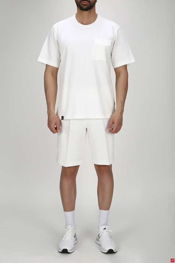 تیشرت شلوارک مردانه راحتی طرحدار رگولار جی پی ای JPA کد - 03204