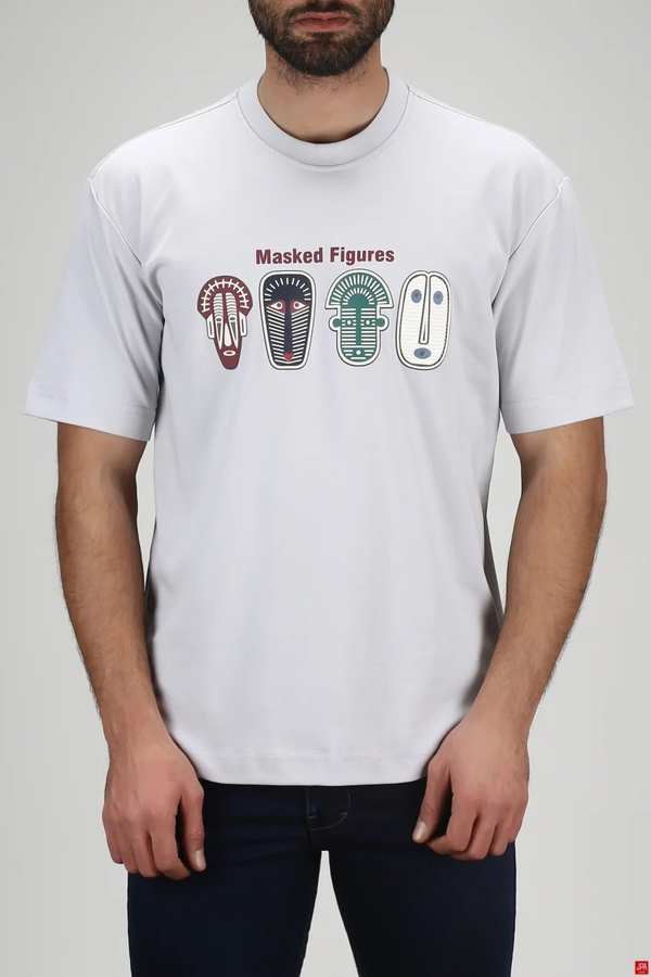 تی شرت مردانه طوسی روشن جی پی ای JPA کد 03269