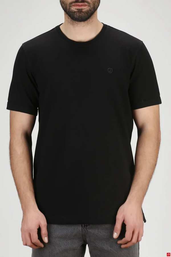 تی شرت مردانه مشکی جی پی ای JPA کد 03279