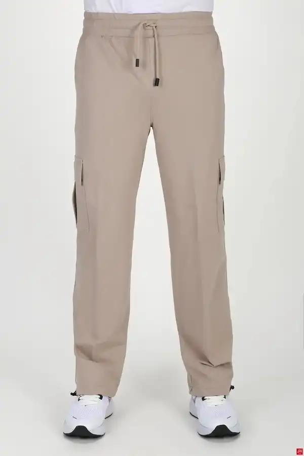 شلوار مردانه کامفورت کرم روشن جی پی ای JPA کد 03317