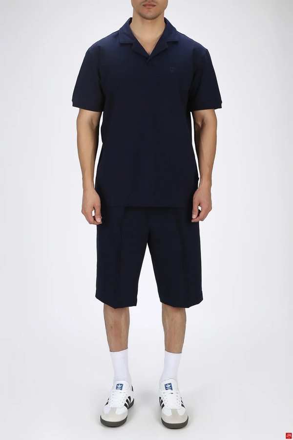 ست تی شرت و شلوارک مردانه اسپرت سرمه ای جی پی ای JPA کد 03340