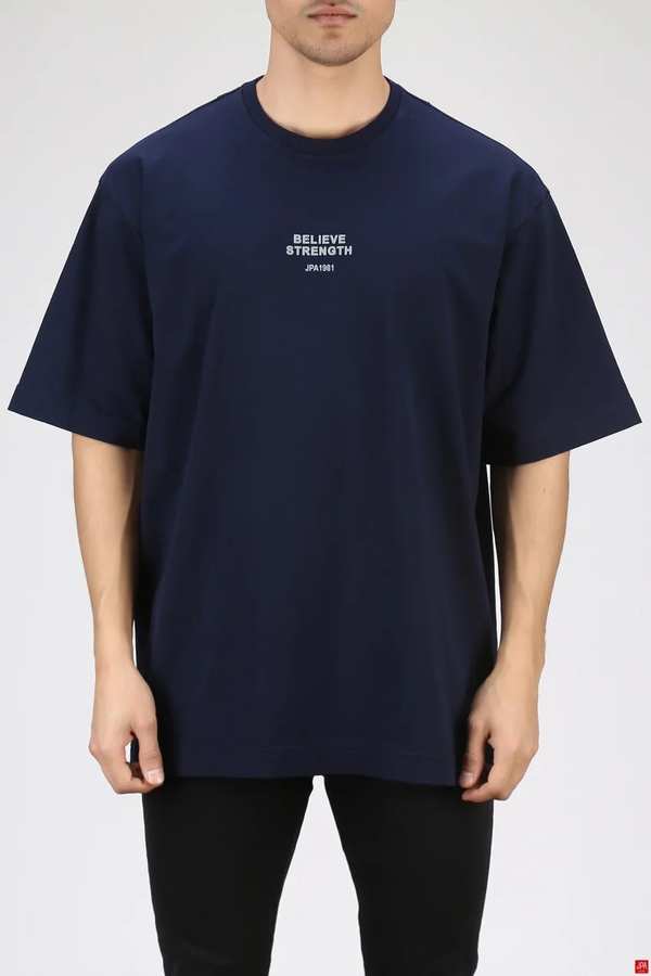 تی شرت مردانه سرمه ای جی پی ای JPA کد 03338