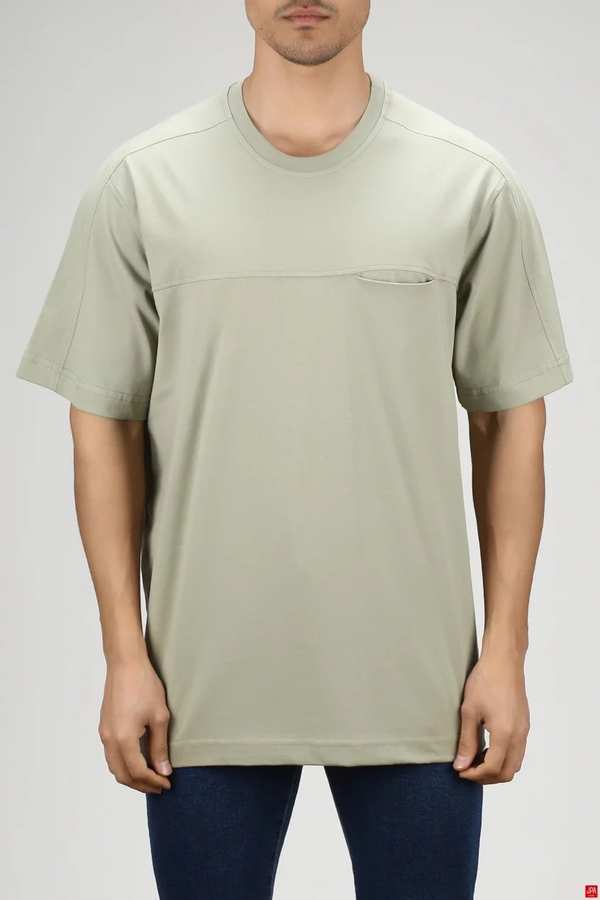 تی شرت مردانه سبز روشن جی پی ای JPA کد 03416