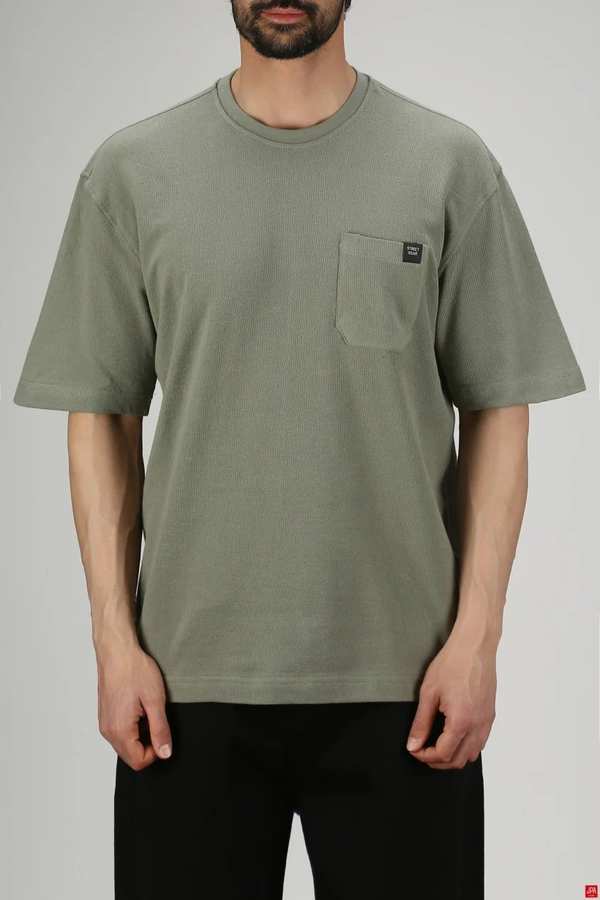 تی شرت مردانه باکس آزاد سبز روشن جی پی ای JPA کد 03277