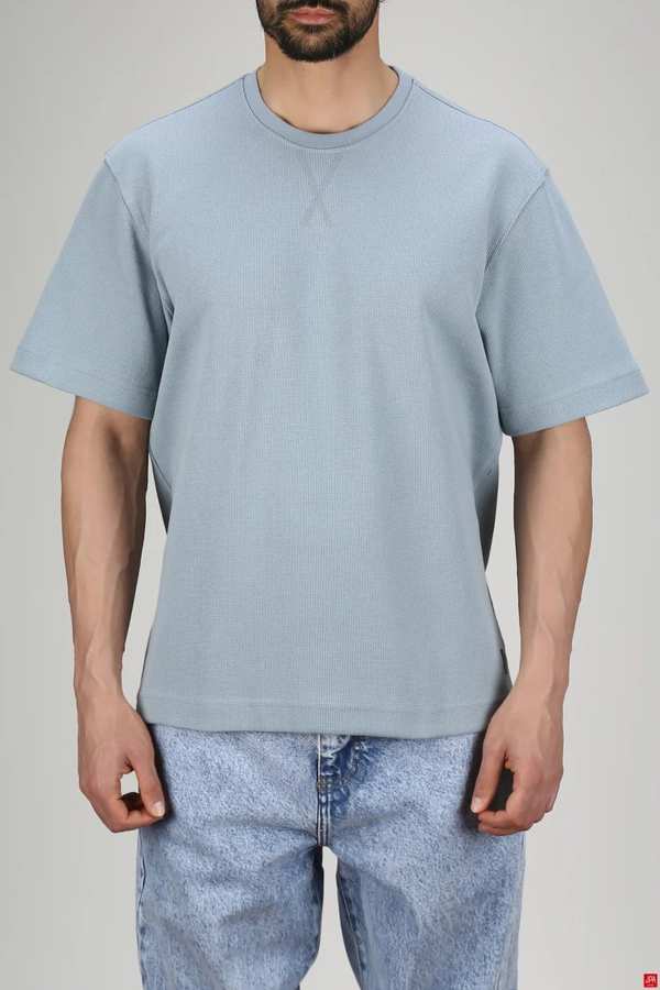 تی شرت مردانه باکس آزاد آبی طوسی جی پی ای JPA کد 03252