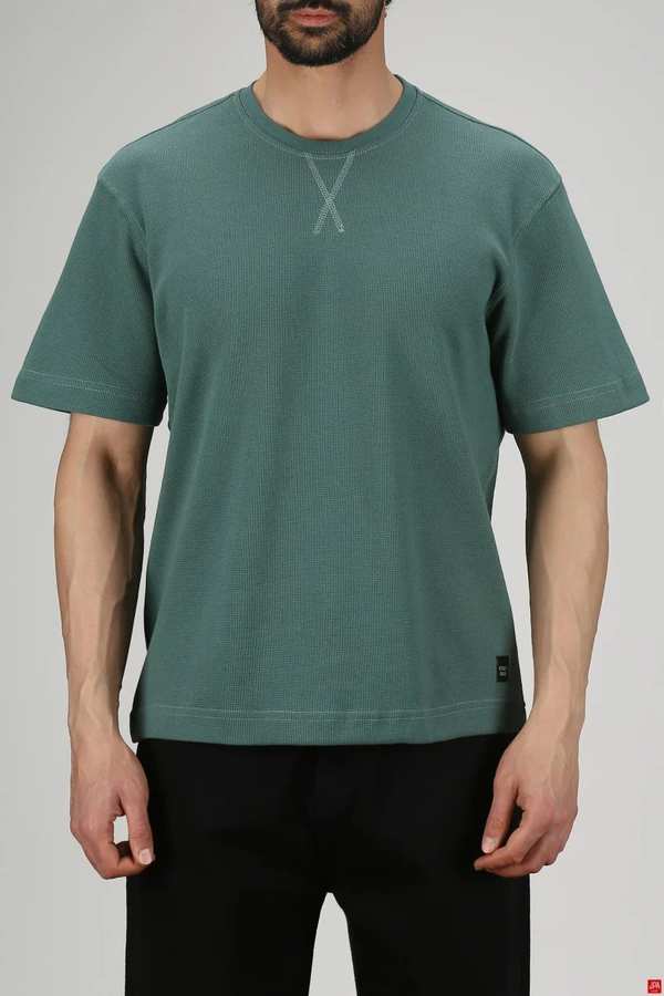 تی شرت مردانه باکس آزاد سبز آبی جی پی ای JPA کد 03252