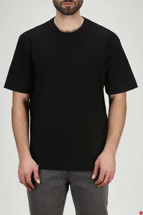 تی شرت مردانه مشکی جی پی ای JPA کد 03328
