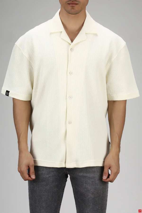 پیراهن مردانه باکس فیت استخوانی جی پی ای JPA کد 03389